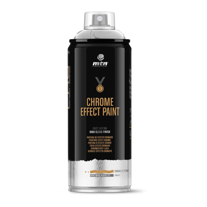 Spray Montana PRO Efeito Cromado - Prata