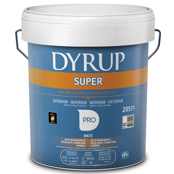 DYRUP - TINTA PLASTICA SUPER (BRANCO) - 15L