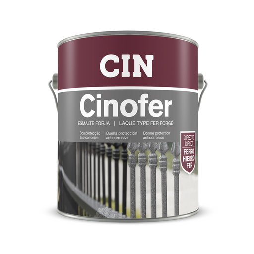CINOFER ESMALTE FORJA (PRETO / Y764) -  4L