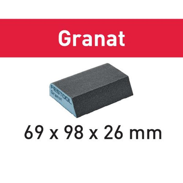 Bloco Abrasivo 69x98x26 Gr/6 Granat