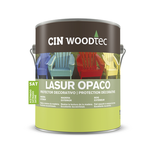 CIN - Woodtec Lasur Opaco (Branco)
