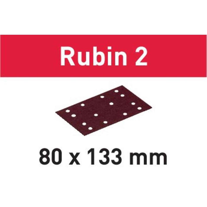 Folhas De Lixar Stf 80x133 Ru2/50 Rubin 2