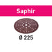 Discos de lixa STF D225/48 P36 SA/25 Saphir